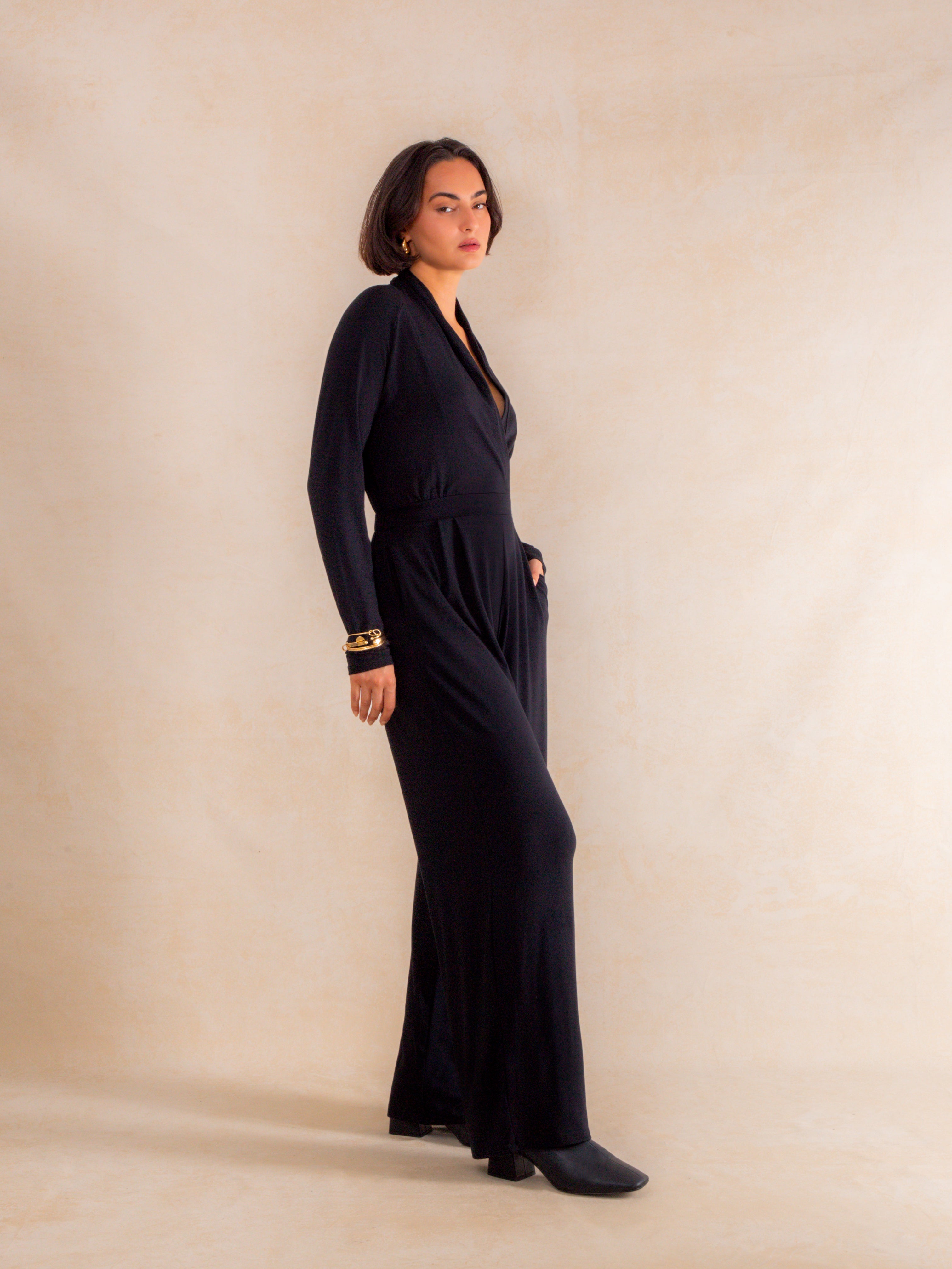 Arden Long-Sleeve Jumpsuit
