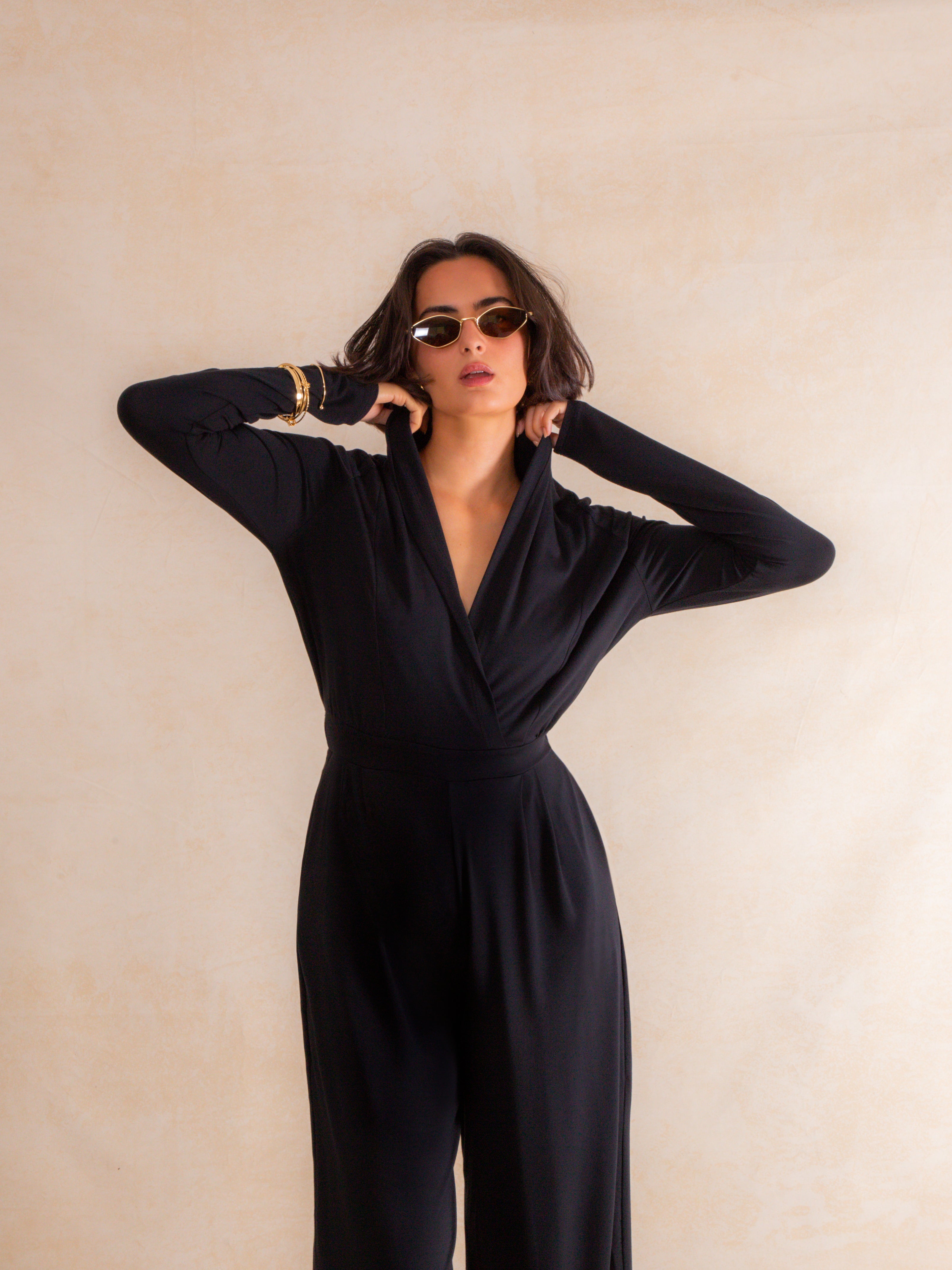 Arden Long-Sleeve Jumpsuit
