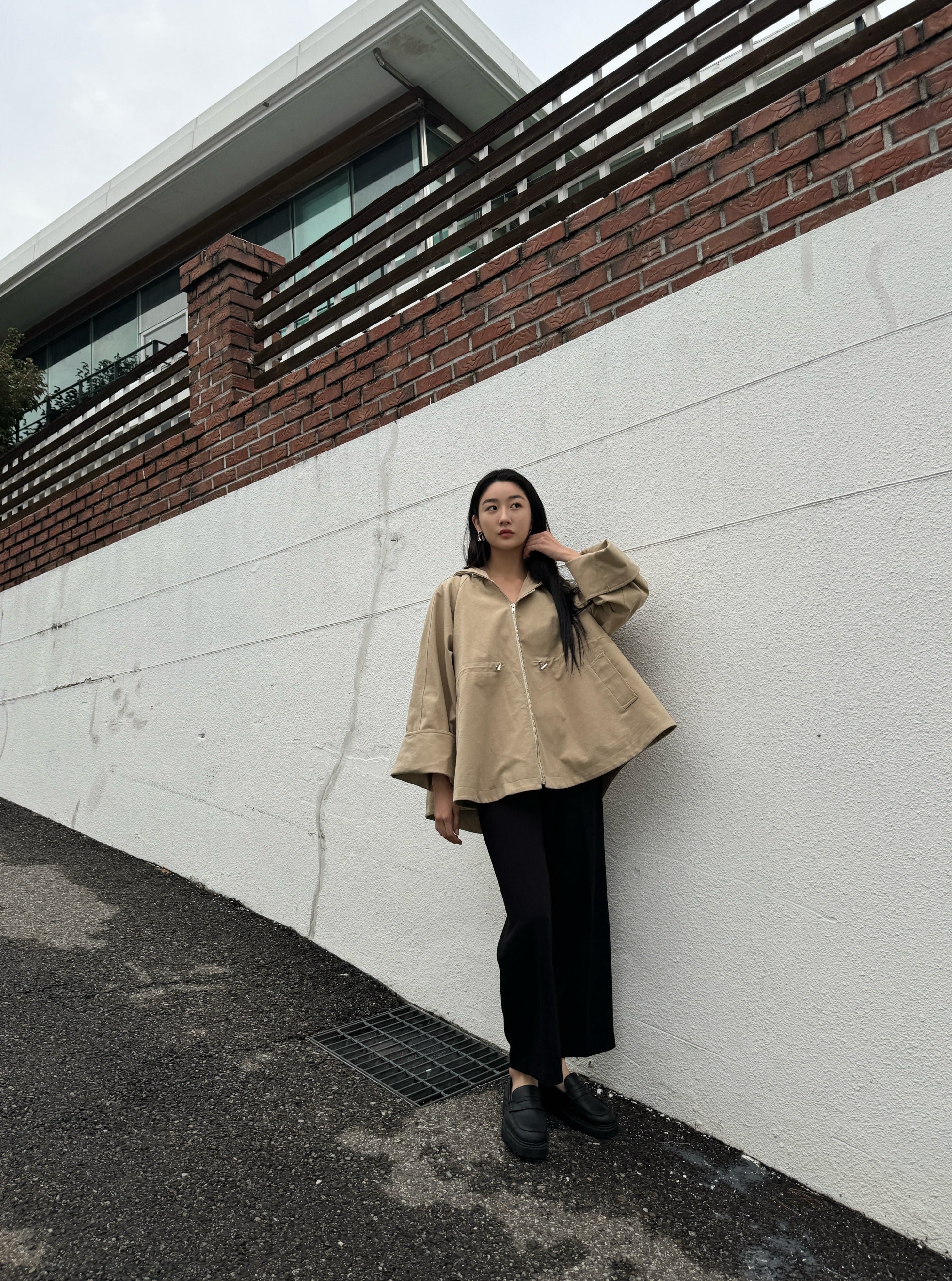Highland Hooded Peacoat
