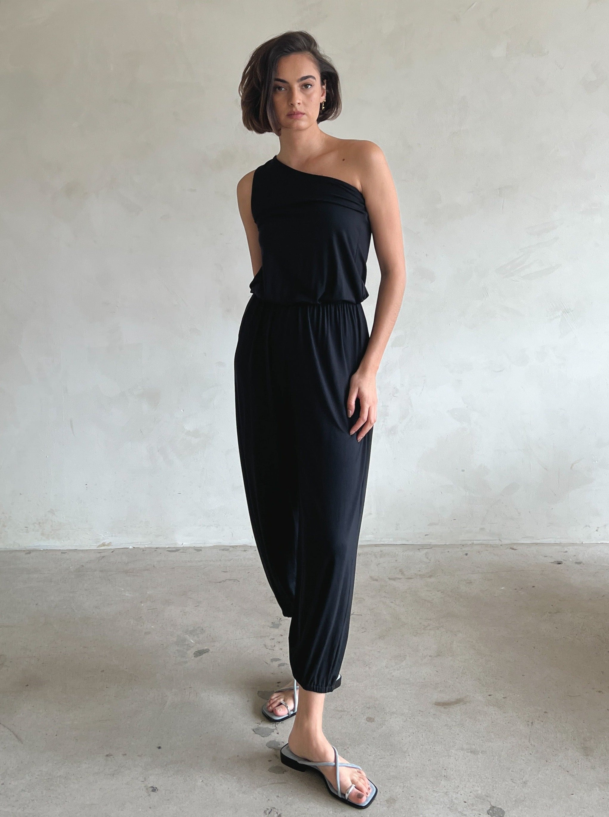 Joanna One Shoulder Jumpsuit