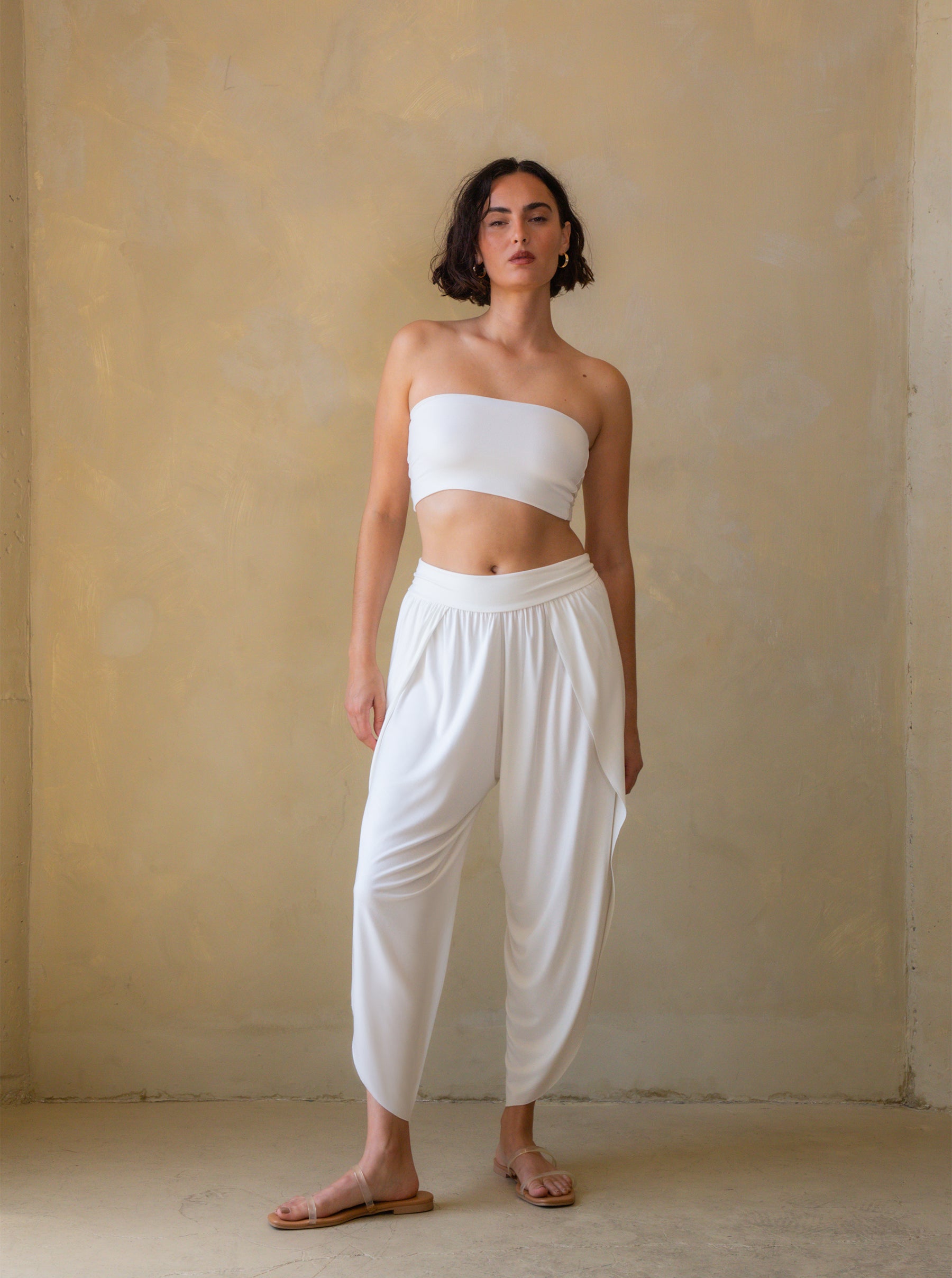 パンツ haag side string pants S Genie Side-Slit Pant