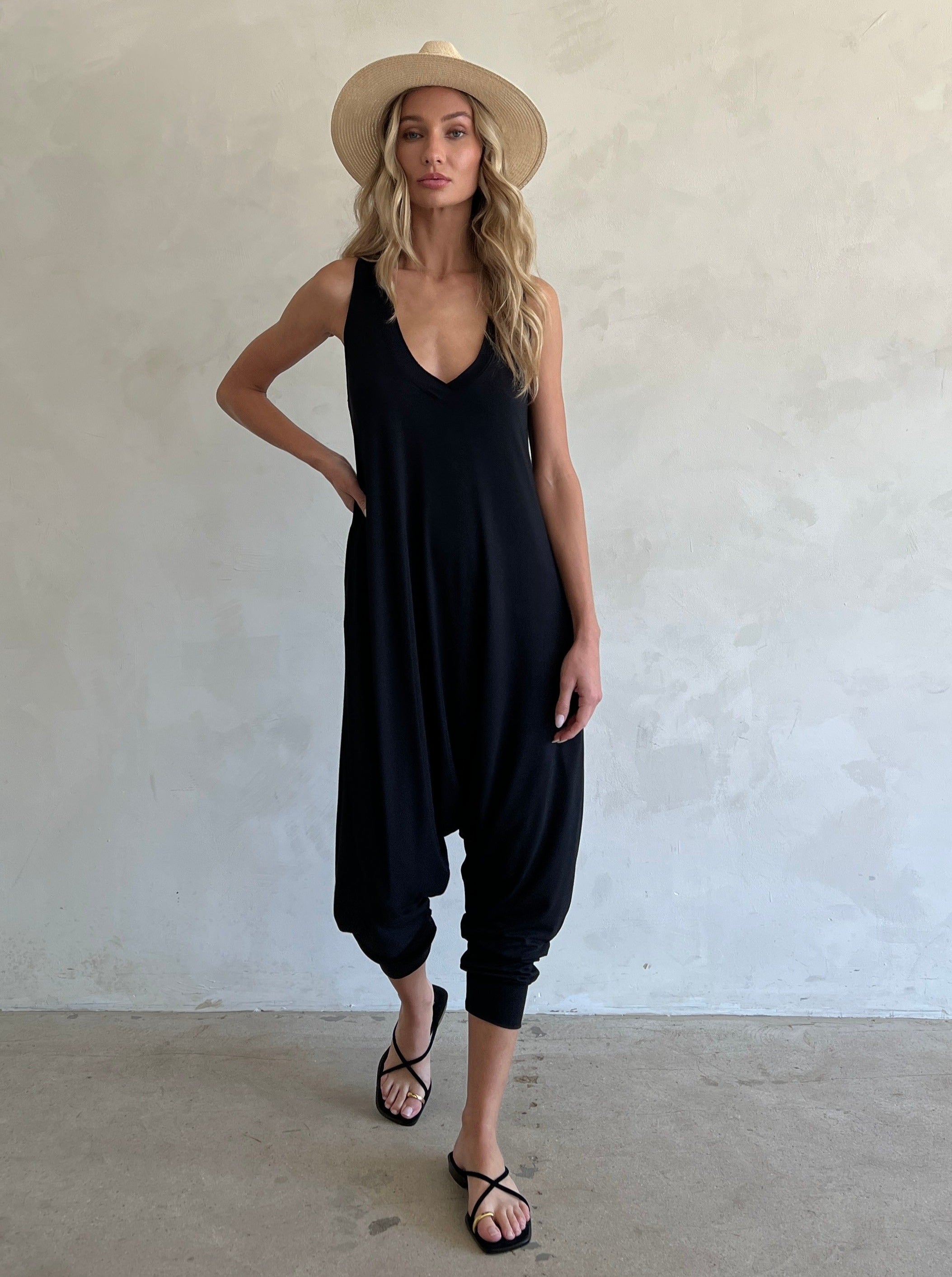 Angelina Racerback Romper