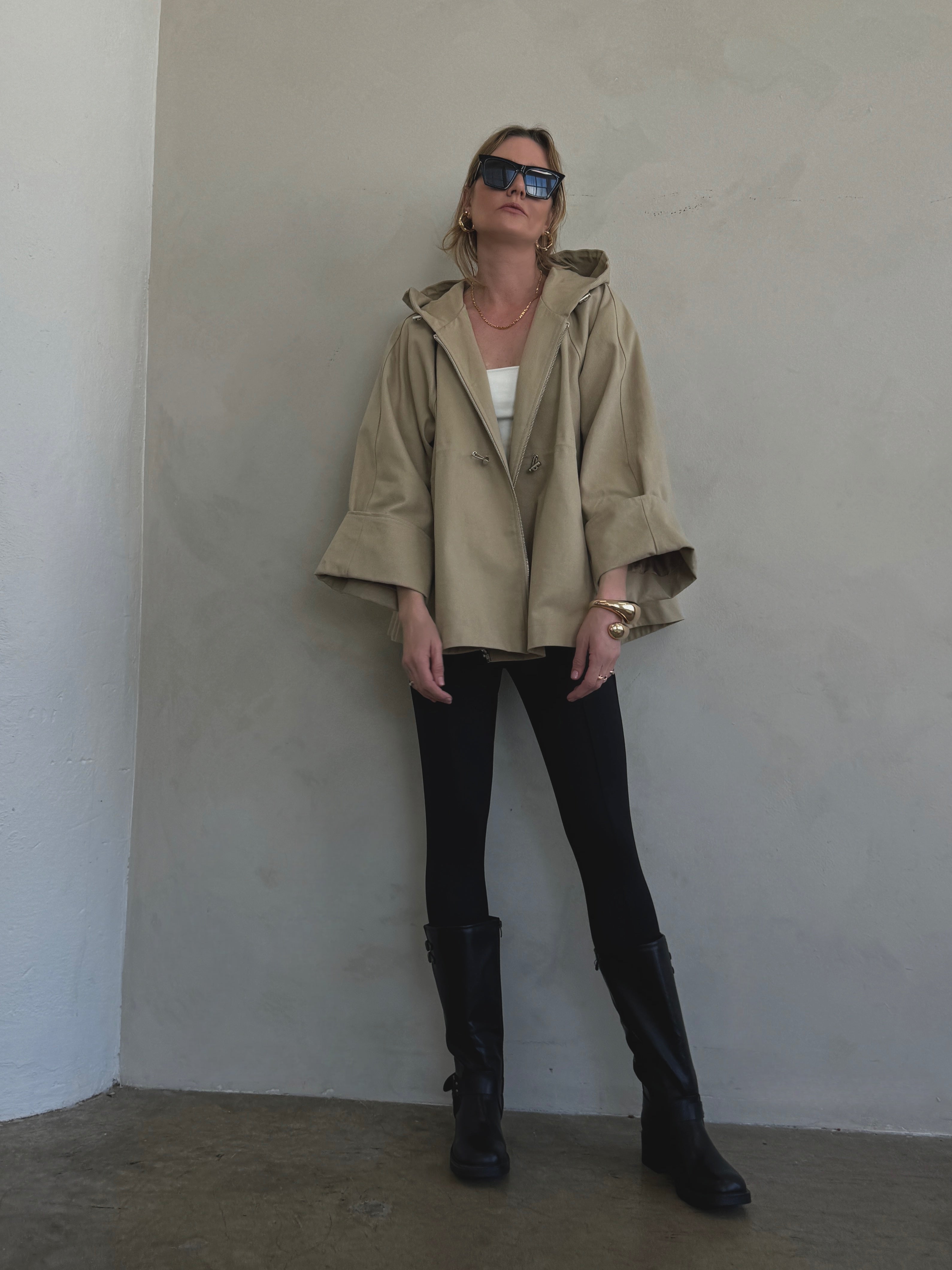 Highland Hooded Peacoat