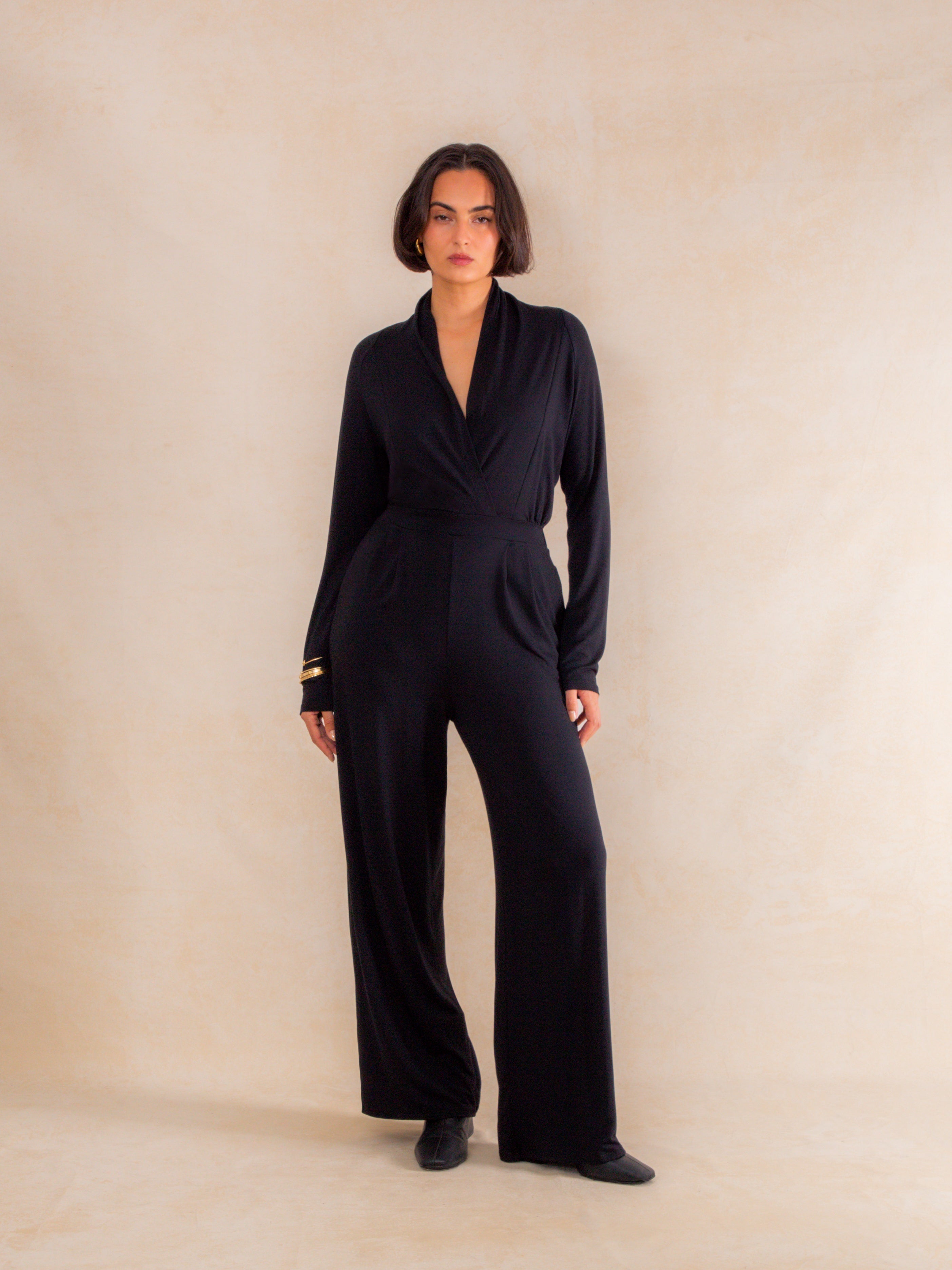 Arden Long-Sleeve Jumpsuit