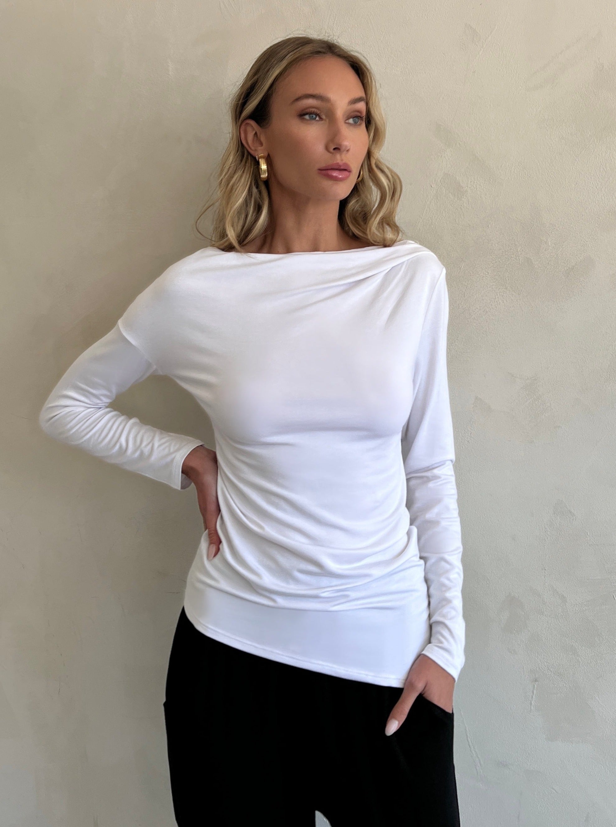 Long Sleeve Fitted Top